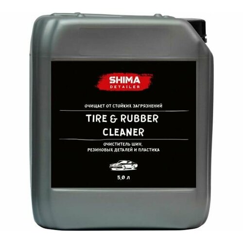 Очиститель шин, резиновых деталей и пластика SHIMA DETAILER TIRE AND RUBBER CLEANER 5л