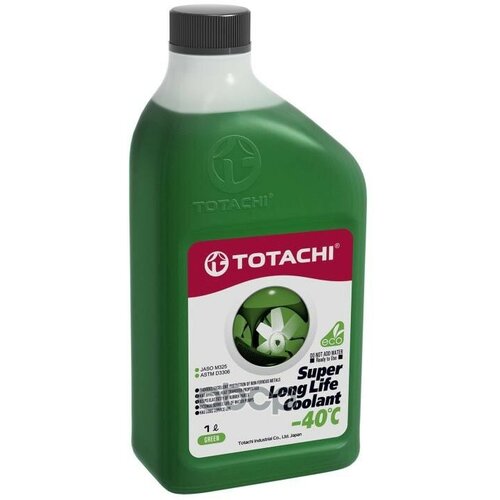 Жидкость Охлаждающая Низкозамерзающая Super Long Life Coolant Green -40C 1Л TOTACHI арт. 41601