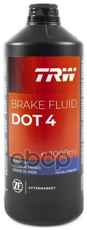Жидкость Тормозная Trw Brake Fluid Dot4 1 Л Pfb401se TRW арт. PFB401SE