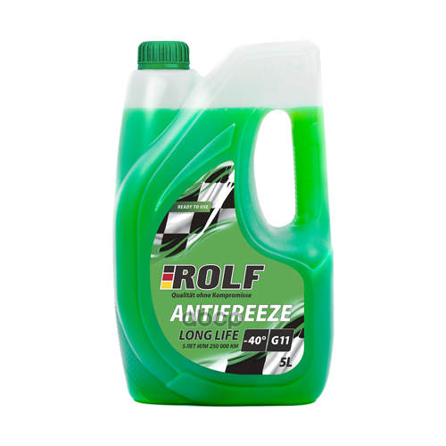 Жидкость Охлаждающая Низкозамерзающая Antifreeze Rolf G11 Green (5Л) ROLF арт. 70014