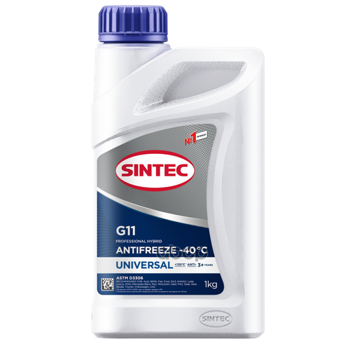 Антифриз Sintec Universal Синий G11 (-40) 1 Кг SINTEC арт. 990551