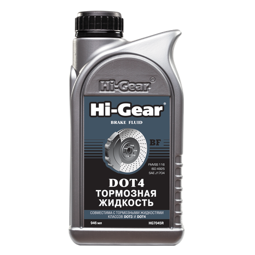 Тормозная жидкость Hi-Gear (HG7045R) DOT-4 946мл