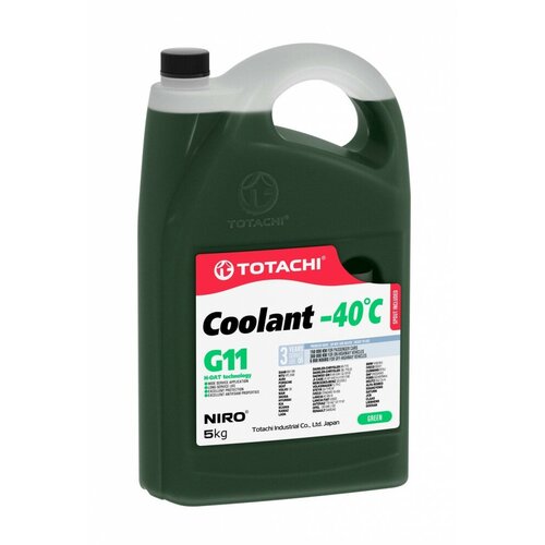Антифриз TOTACHI NIRO Coolant Green -40C G11 5кг