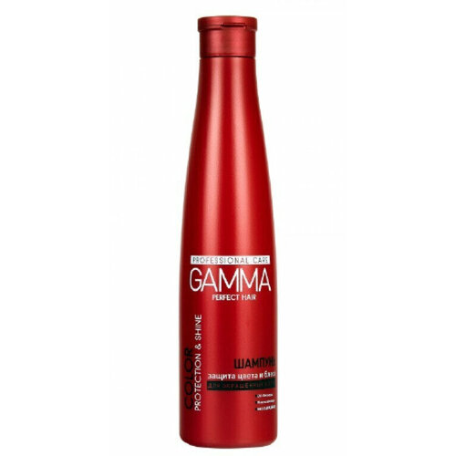 Шампунь для окрашенных волос GAMMA Perfect Hair Защита цвета и блеск, 350 мл