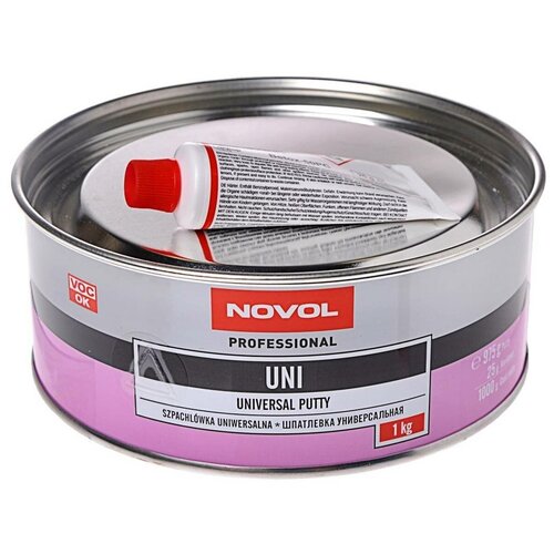 Комплект (шпатлевка, отвердитель) NOVOL UNI бежевый 1 кг 1000 мл