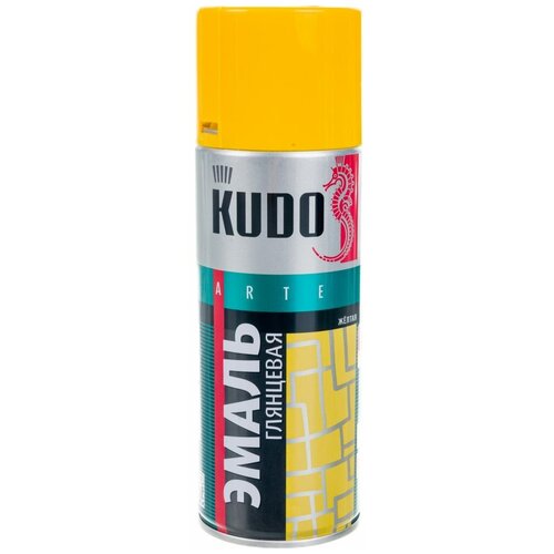 Универсальная эмаль KUDO желтая 54686