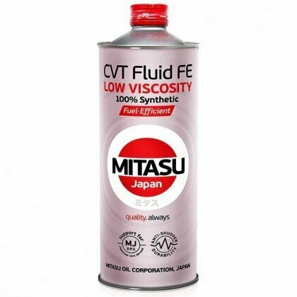 Масло трансмиссионное MITASU Fluid CVT FE 1л синт арт. MJ-311/1