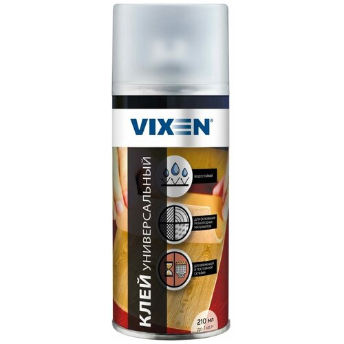 Vixen Клей универсальный, аэрозоль 210 мл VX90014