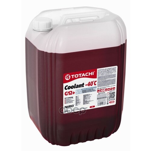 Антифриз Totachi Coolant Red G12+ -40 С Красный 20 Кг TOTACHI арт. 43120