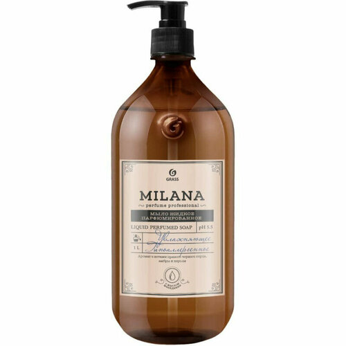Мыло жидкое парфюмированное Milana Perfume Professional 1л, 1850970