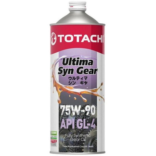 Масло Трансмиссионное Totachi Ultima Syn-Gear 75W-90 Синтетическое 1 Л G3501 TOTACHI арт. G3501