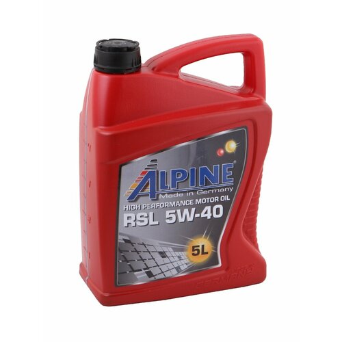Масло Масло моторное синтетическое Alpine RSL 5W-40 5L 0100142