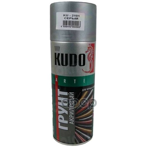 Kudo Грунт Акриловый Универсальный Для Черных И Цветных Металлов (520 Мл) (Серый)Ku-2101 Kudo арт. KU-2101