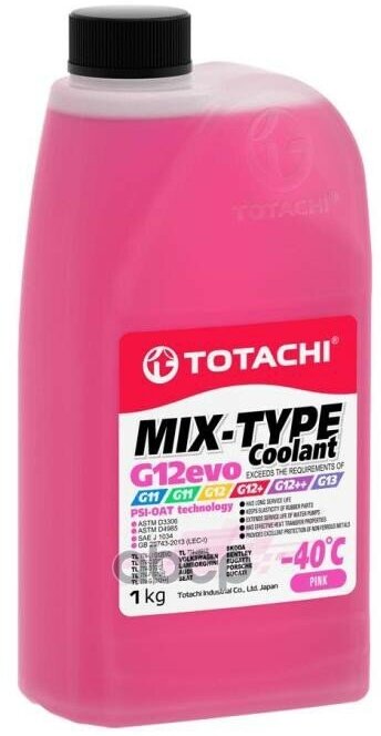 Охлаждающая Жидкость Totachi Mix-Type Coolant Pink -40C G12evo 1Кг TOTACHI арт. 46801