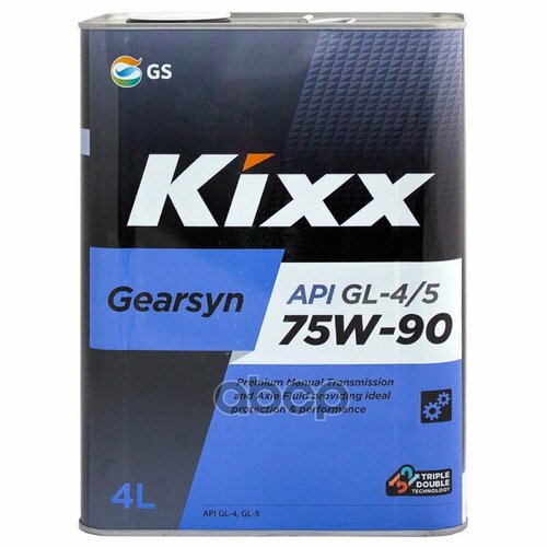Kixx Gearsyn Gl-4/Gl-5 75W90 Жидкость Трансмиссионная Мкпп (Корея) (4L) Kixx арт. L296344TE1