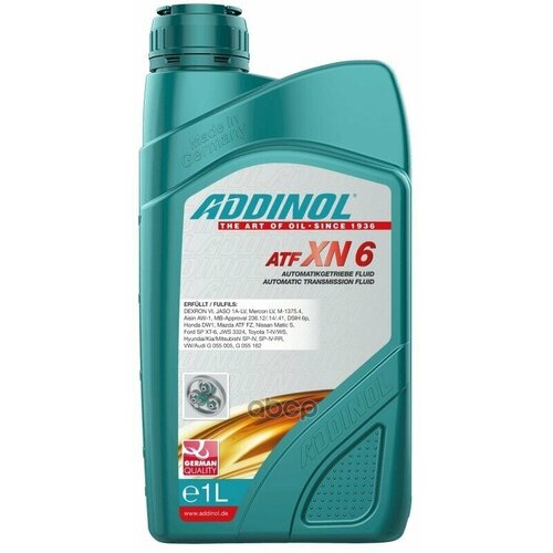Addinol Atf Xn 6 Жидкость Трансмиссионная (1L) ADDINOL арт. 4014766075000