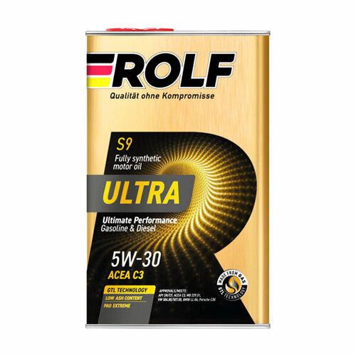 Моторное масло Rolf Ultra 5W-30 C3, 1 л