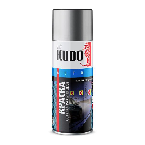 Краска Kudo 520 Мл Светоотражающая С Алюминиевым Отражателем Высокой Яркости Ku-4950 Kudo арт. KU-4950