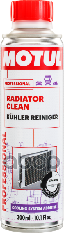Motul Radiator Clean Очиститель Радиатора (0,3L) MOTUL арт. 108125