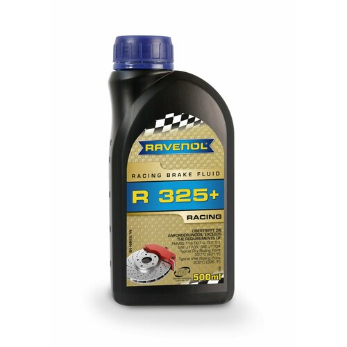 Ravenol тормозная жидкость ravenol racing brake fluid r 325+ (0,5 л) 4014835817456