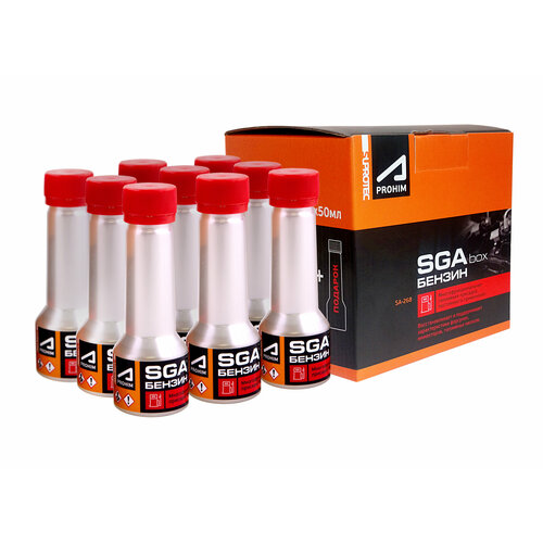 Suprotec suprotec a-prohim многофункциональная присадка для бензина sga box sa-268 (9 флаконов по цене 8) 0,45л 123292