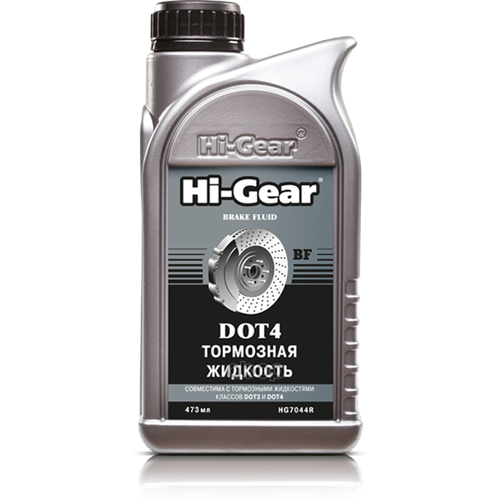 Тормозная Жидкость Dot 4, 473 Мл Hi-Gear арт. HG7044R