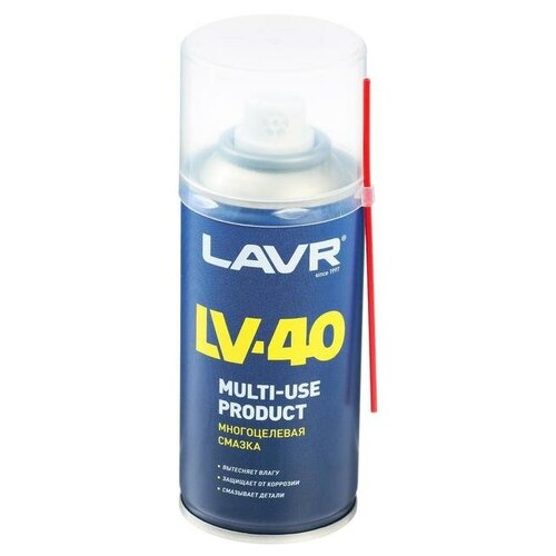 Многоцелевая смазка LAVR Multipurpose grease LV-40, 210 мл, аэрозоль, Ln1484 2499685