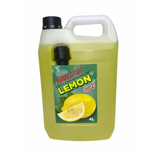 Жидкость стеклоомывающая зимняя Спектрол -30° C Лимон 4л