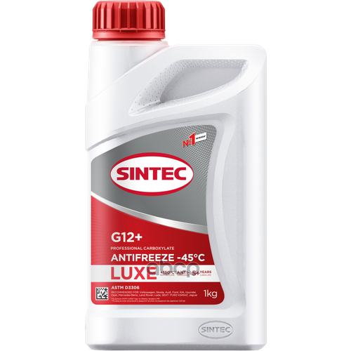 Антифриз Sintec Luxe G12+ Red -45 1Кг 990559 SINTEC арт. 990559