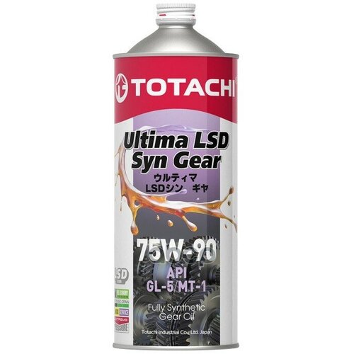 Totachi Ultima Lsd Syn-Gear 75W90 (1L)_Масло Трансмиссионное! Синт Api Gl-5, Mt-1, Sae J2360 TOTACHI арт. G3301