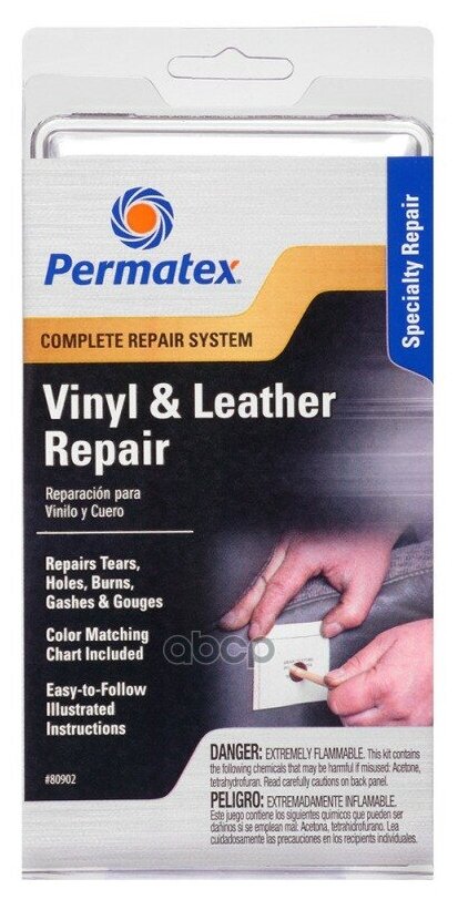 Набор Ремонтный Для Ремонта Кожи И Винила Permatex Vinyl&Leather Repair Kit Permatex арт. 80902