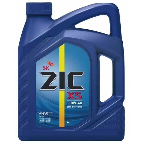Моторное масло Zic X5 10W40 6л (172622)