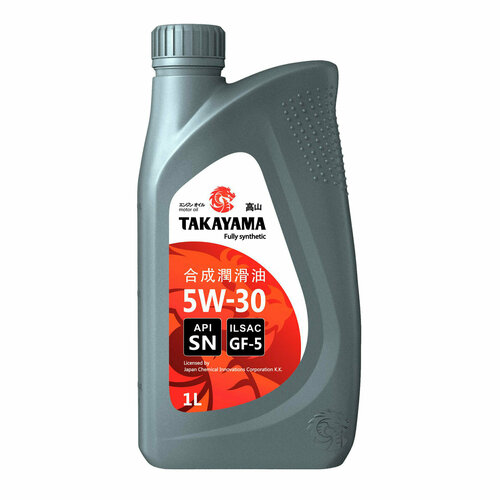 Моторное масло TAKAYAMA ILSAC GF-5 5W30 1л (605551) пластик