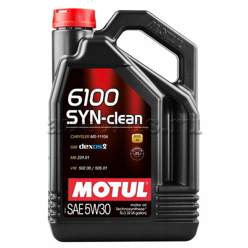 Моторное масло MOTUL 6100 SYN-CLEAN 5W-30 5 л (107948)