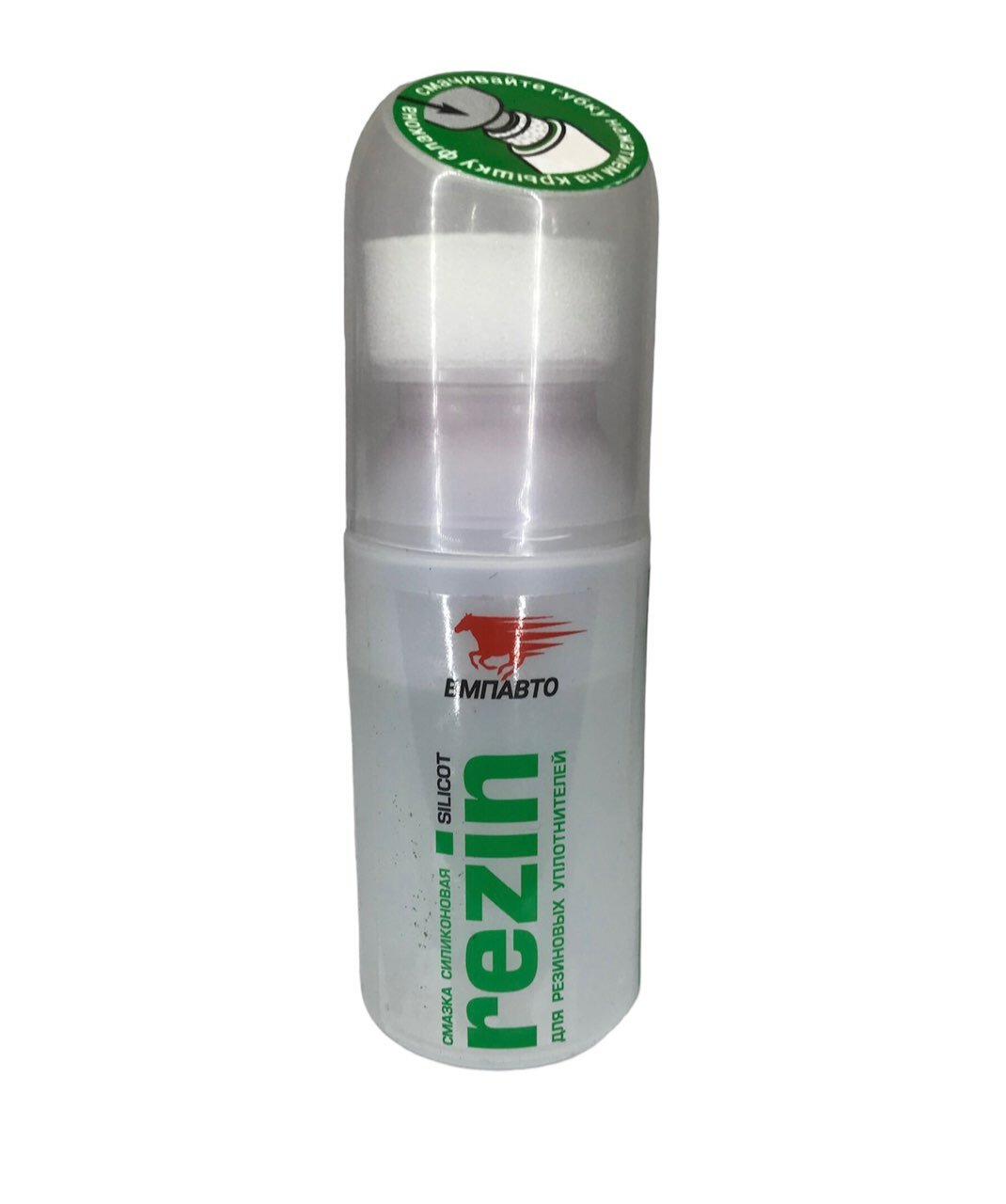 Смазка силиконовая Silicot Rezin для резиновых уплотнителей, ВМПАВТО, 30мл с губкой