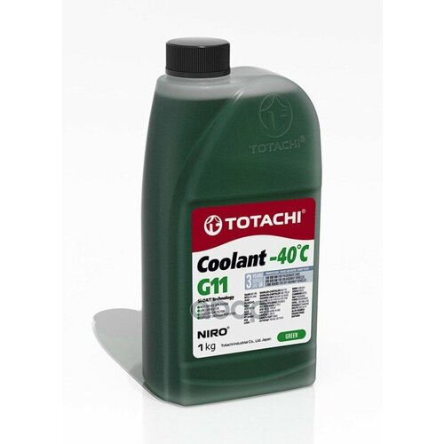 Антифриз Зеленый G-11 Totachi Niro Coolant Green -40C 1Кг TOTACHI арт. 43201