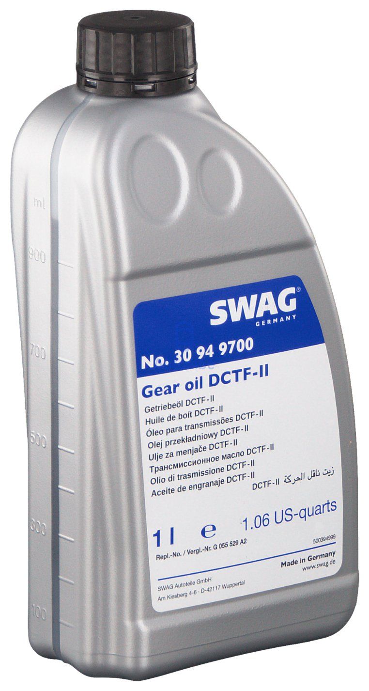 SWAG 30 94 9700 Жидкость для автоматических коробок передач ATF DCT, 1л, Желтый