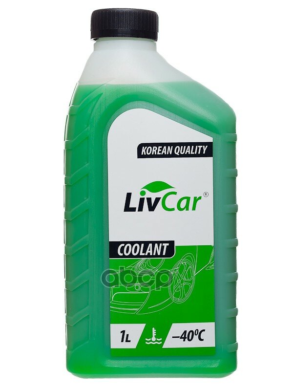 Антифриз Готовый Livcar Coolant Green -40 (1Л) LivCar арт. lca40-001g