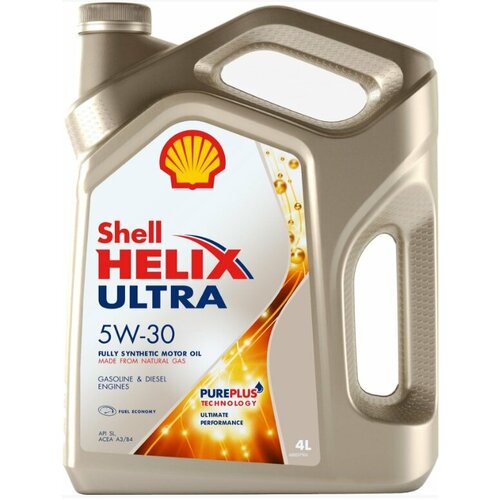 Моторное масло Shell Helix Ultra 5W-30 A3/B4 Синтетическое 4 л
