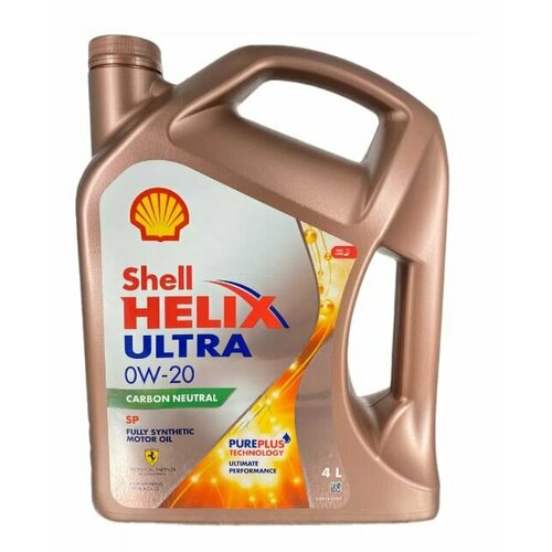Оригинальное моторное масло SHELL HELIX ULTRA SP 0W20 (4л)