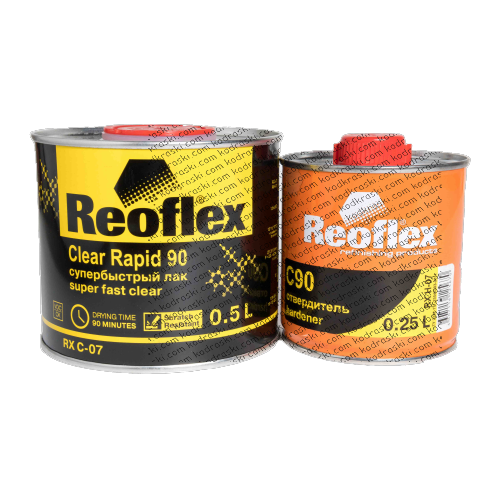 Супербыстрый лак Reoflex RX C-07 (0,5 л) с отвердителем