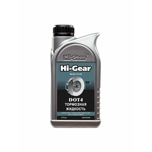 Hi-Gear Тормозная жидкость DOT 4 HG7044R / 473 мл.