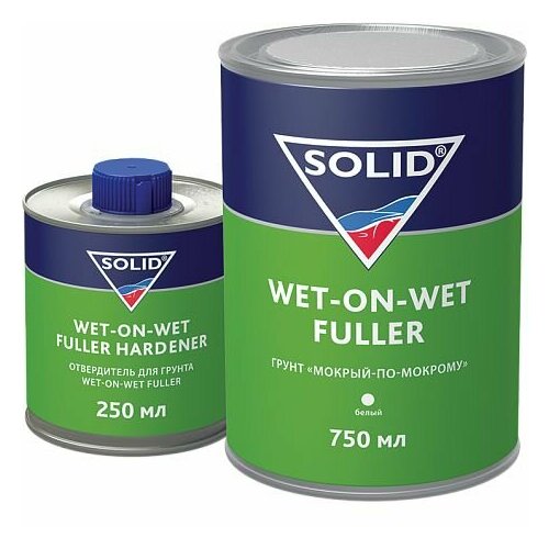 SOLID WET-ON-WET FULLER грунт мокрый по мокрому 750+250мл, , белый.