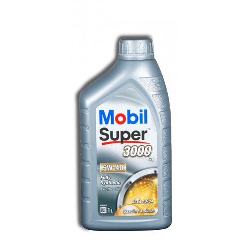 Синтетическое моторное масло MOBIL Super 3000 X1 5W-40, 1 л,