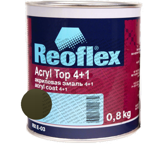 Акриловая эмаль 4+1 (0,8 кг) Reoflex LADA 303 защитная глянцевая