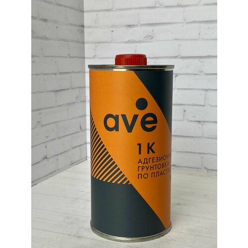 Грунт AVE 1К по пластику серебристый 0,5л