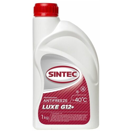 Антифриз Sintec Luxe G12+ Готовый -40c Красный 1 Кг 613500 SINTEC арт. 613500