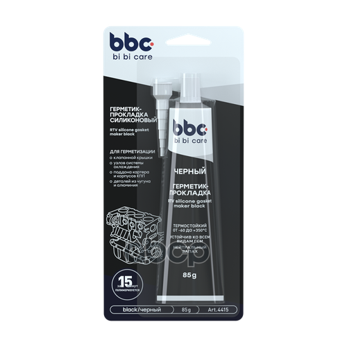 Bi Bi Care Герметик-Прокладка Силиконовый Черный, 85 Г BiBiCare арт. 4415