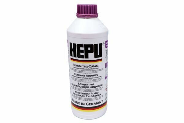 HEPU Антифриз G012 A8F A1 Фиолетовый, 1,5л, -38(50/50) Артикул: P999-G12PLUS