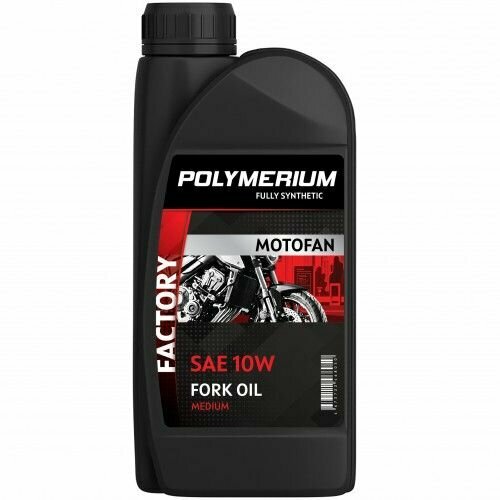 Гидравлическое масло POLYMERIUM MOTOFAN FORK OIL FACTORY MEDIUM 10W 1L